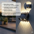 Set od 4 solarne zidne lampe koje rade same za vas