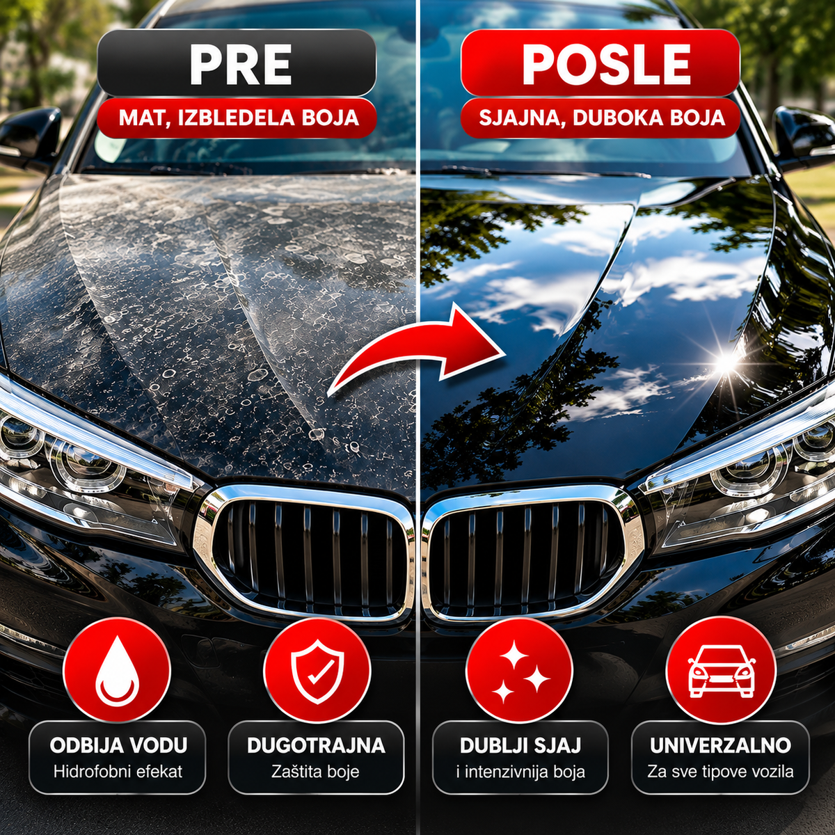 NANO SPREJ ZA AUTO – VRATI SJAJ SVOM AUTOMOBILU | 1+1 GRATIS + KRPE NA POKLON