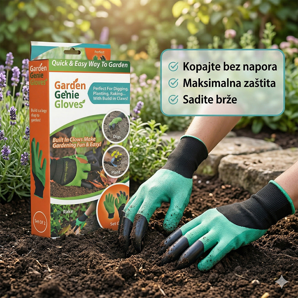 GARDEN GENIE RUKAVICE SA KANDŽAMA – KOPAJTE BAŠTU BEZ ALATA